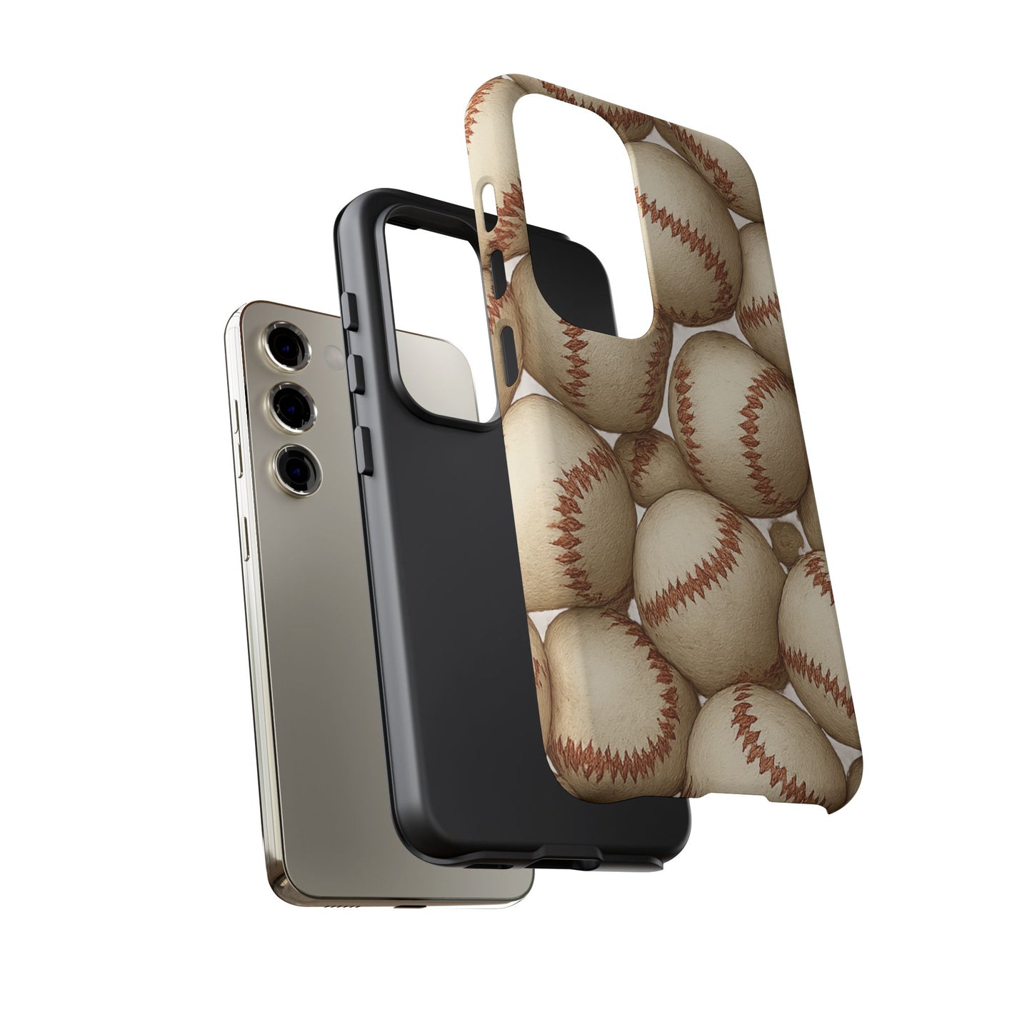 Baseball Phone Case, Tough Cases for Sports Fans, Custom iPhone Cover, Unique Gift for Baseball Lovers, Durable Protection