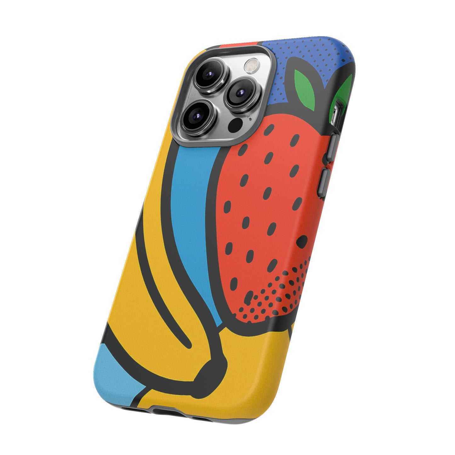 Colorful Fruit Phone Case - Tough Cases - Fun, Vibrant, Unique, Gifts for Friends, Summer Accessories, Trendy Phone Protector