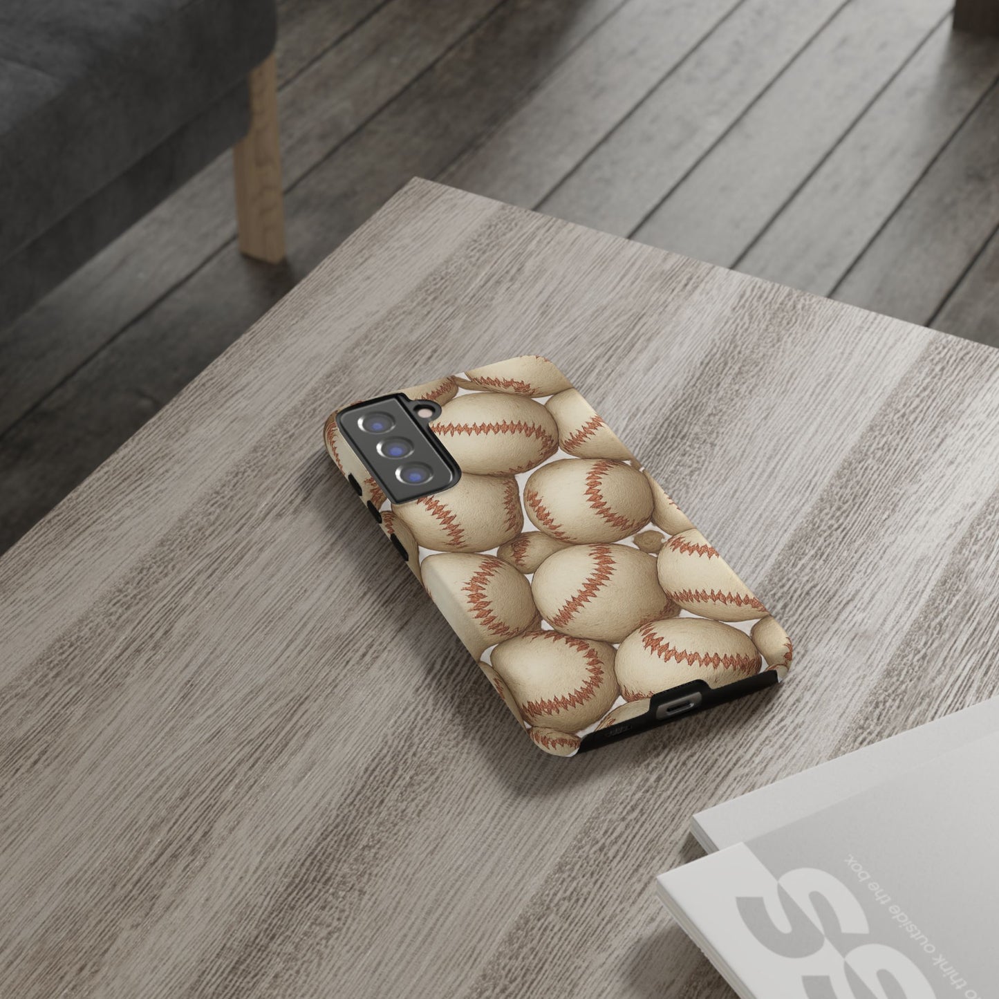Baseball Phone Case, Tough Cases for Sports Fans, Custom iPhone Cover, Unique Gift for Baseball Lovers, Durable Protection