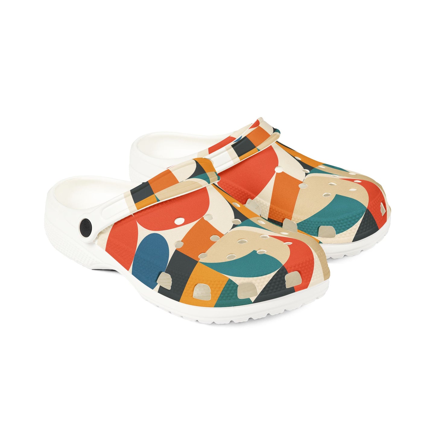 Colorful AOP EVA Foam Clogs, Funky Footwear, Casual Comfort Shoes, Trendy Summer Slippers, Fun Gift for Beach Days