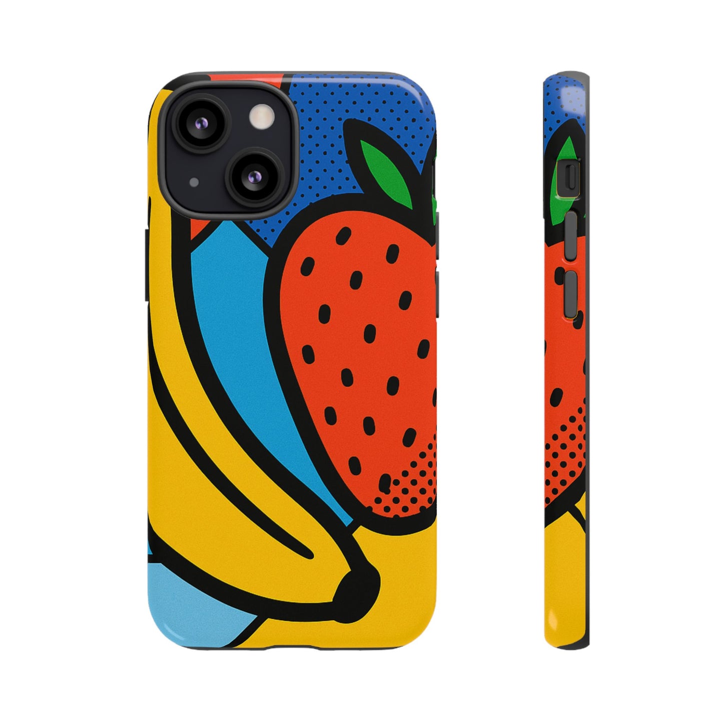 Colorful Fruit Phone Case - Tough Cases - Fun, Vibrant, Unique, Gifts for Friends, Summer Accessories, Trendy Phone Protector