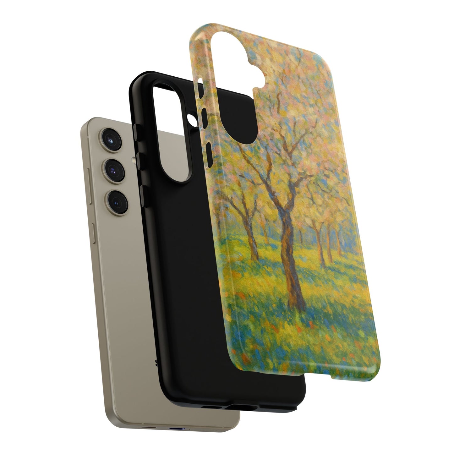 Artistic Phone Case, Tough Phone Case, Flower Tree Case, Spring Decor, Unique Phone Cover, Nature Lover Gift