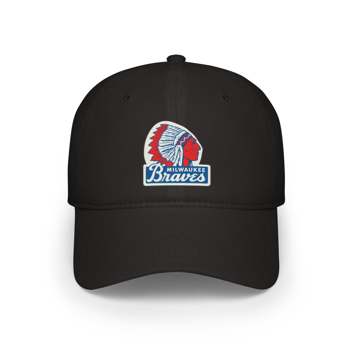 Vintage Milwaukee Braves Baseball Cap, Low Profile Hat, Sports Fan Gift, Casual Wear, Team Apparel, Red Cap