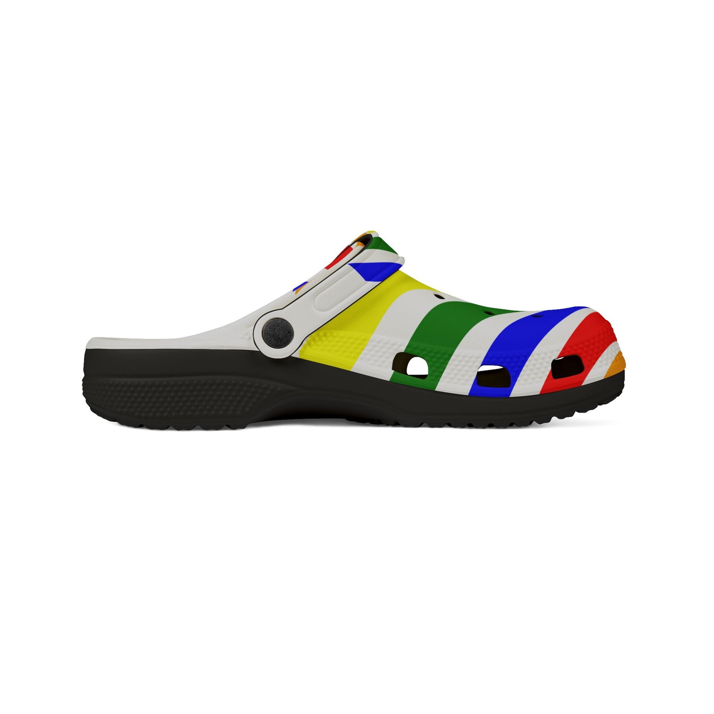 Colorful EVA Foam Shoes - Rainbow Slippers for Summer, Casual Footwear, Festival Shoes, Vibrant Indoor/Outdoor Clogs