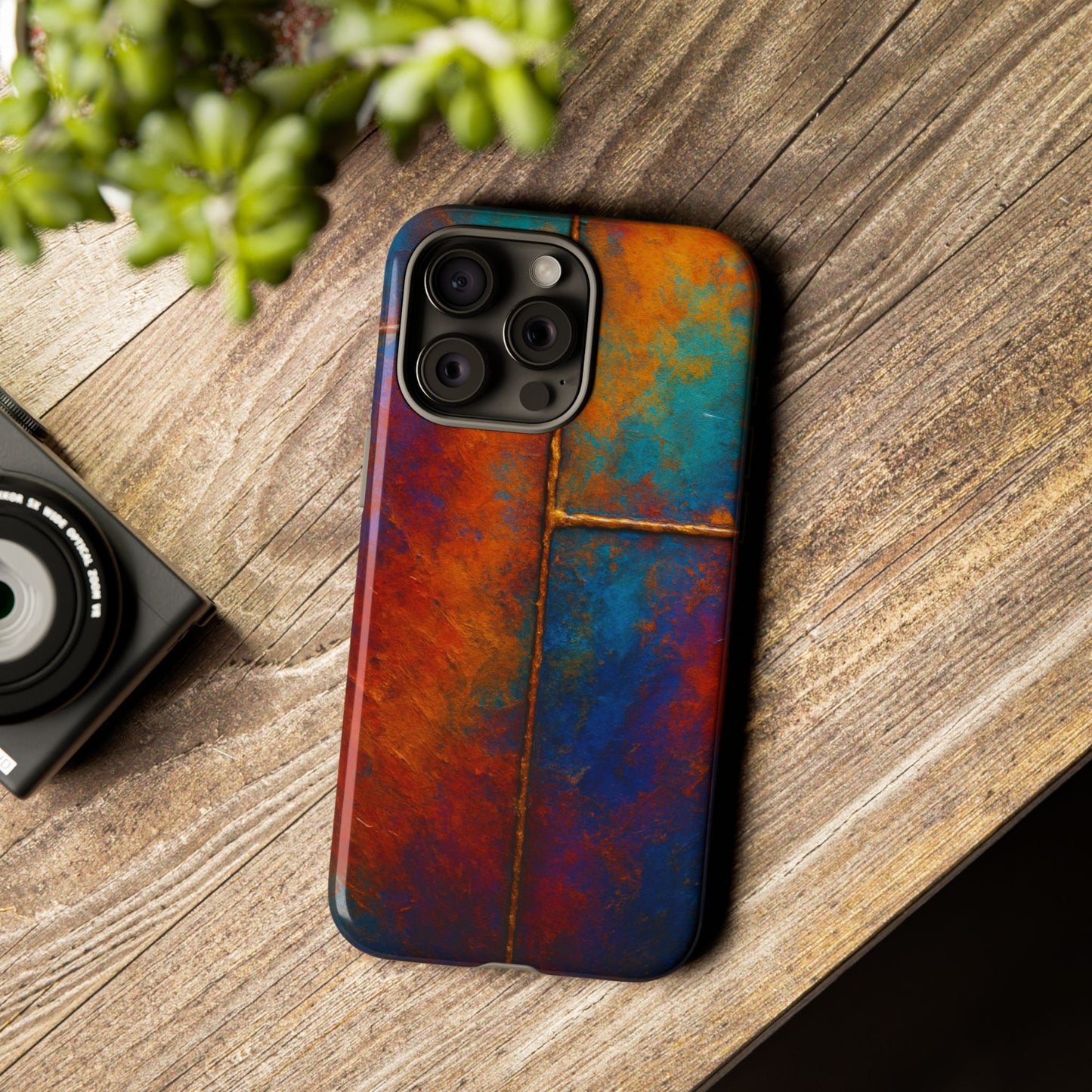 Colorful Artistic Phone Case, Tough Cases, Vibrant Phone Cover, Protective Case, Unique Gift for Art Lovers, Birthday Gift