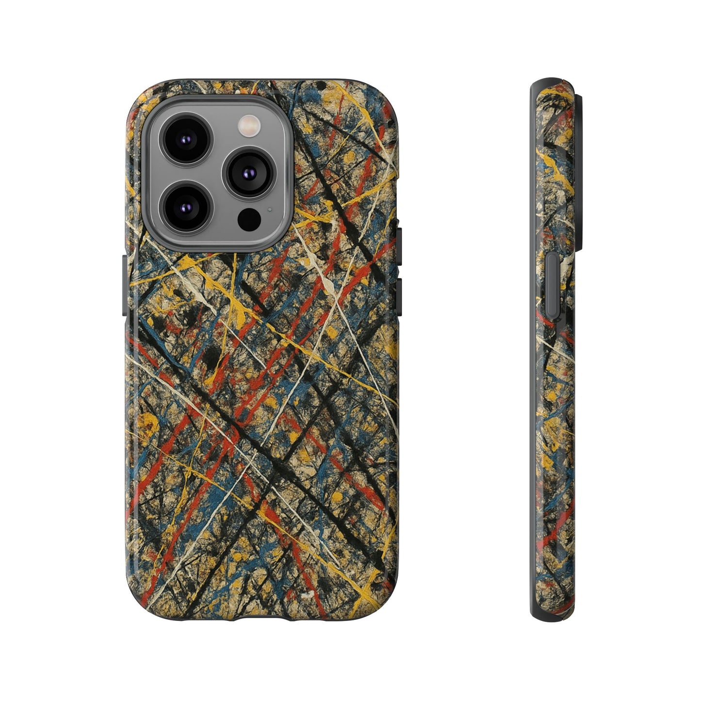 Tough Cases Phone Case - Bold Abstract Design, Stylish Mobile Cover, Unique Gift for Him/Her, Durable Accessory, Trendy Protection