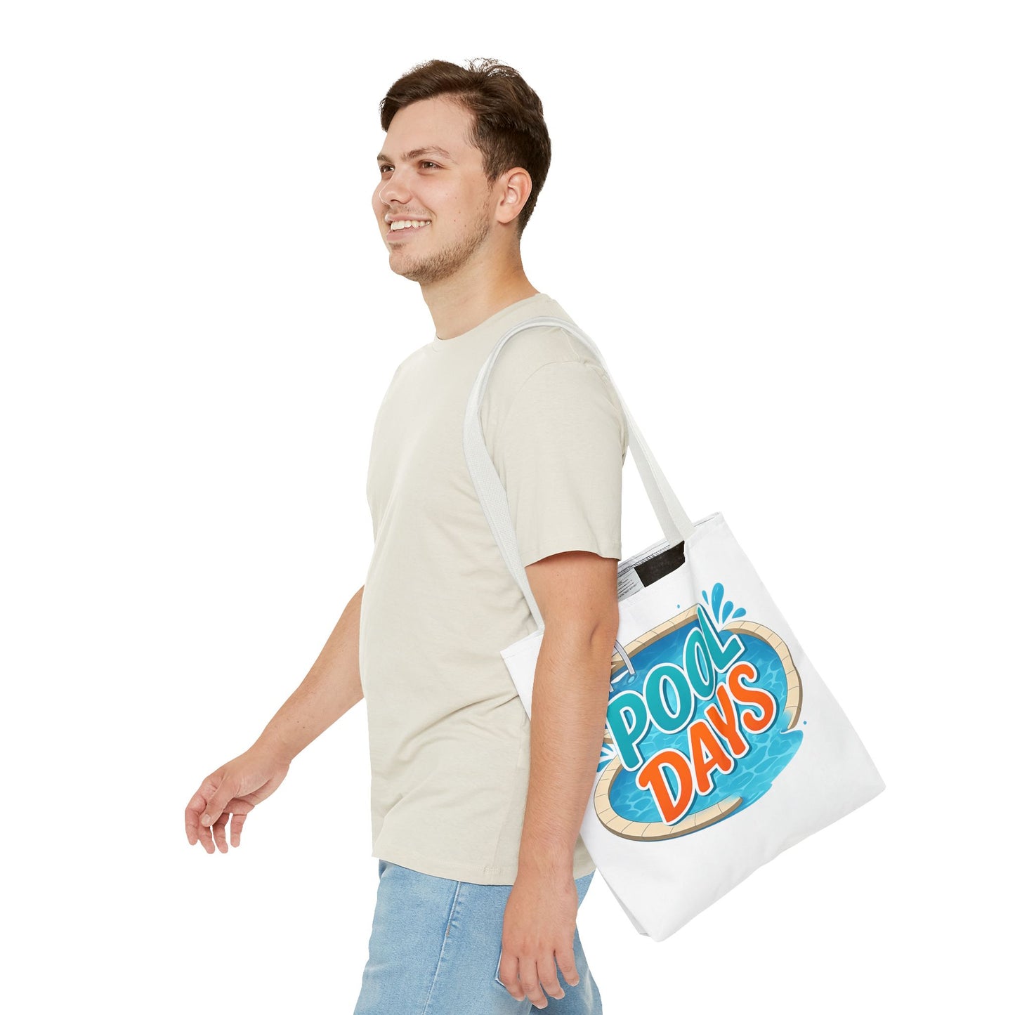Summer Fun Tote Bag for Pool Days, Beach Picnic, Vacation Essentials, Gift for Swimmers, Bright Colorful Swim Bag