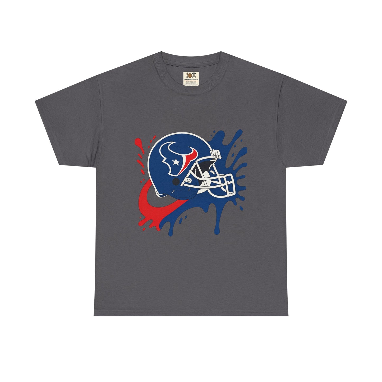 Football Splash Art Tee, Unisex Sports Shirt, Game Day Casual Wear, Gift for Fans, Holidays, Team Spirit Apparel