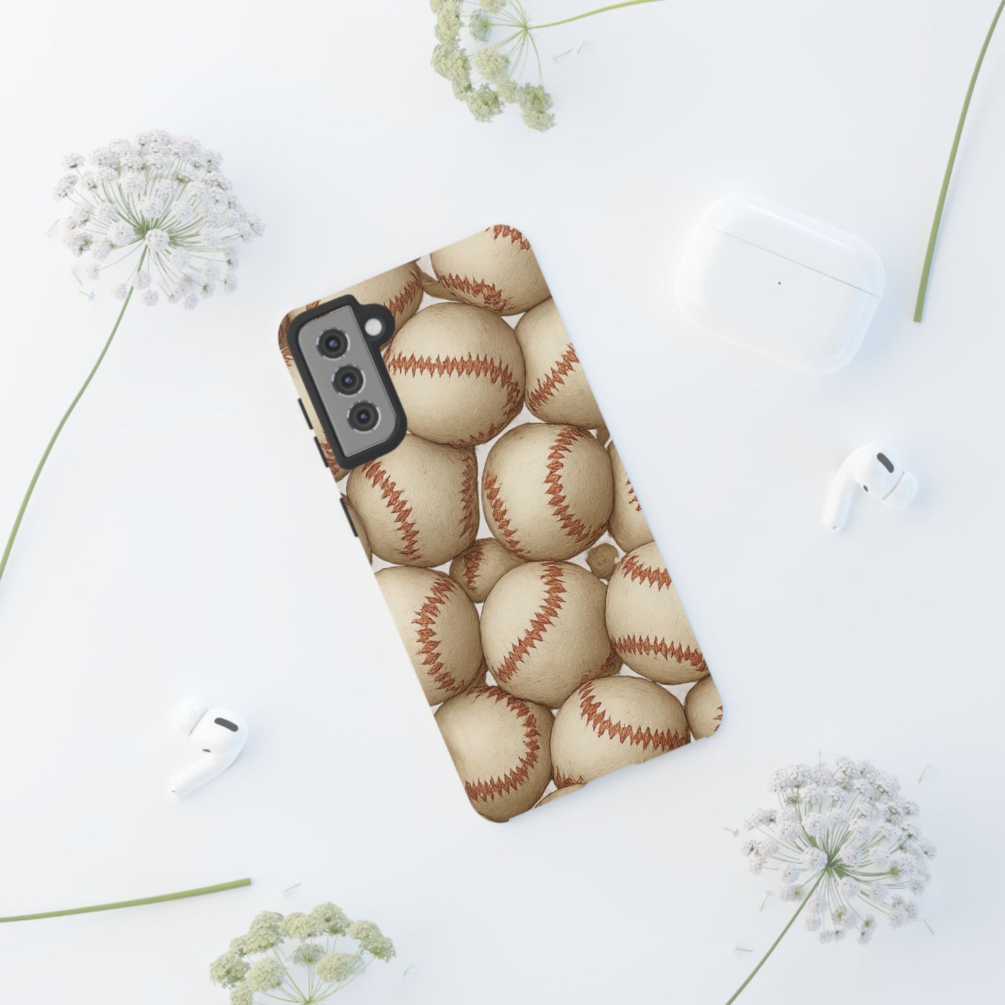 Baseball Phone Case, Tough Cases for Sports Fans, Custom iPhone Cover, Unique Gift for Baseball Lovers, Durable Protection
