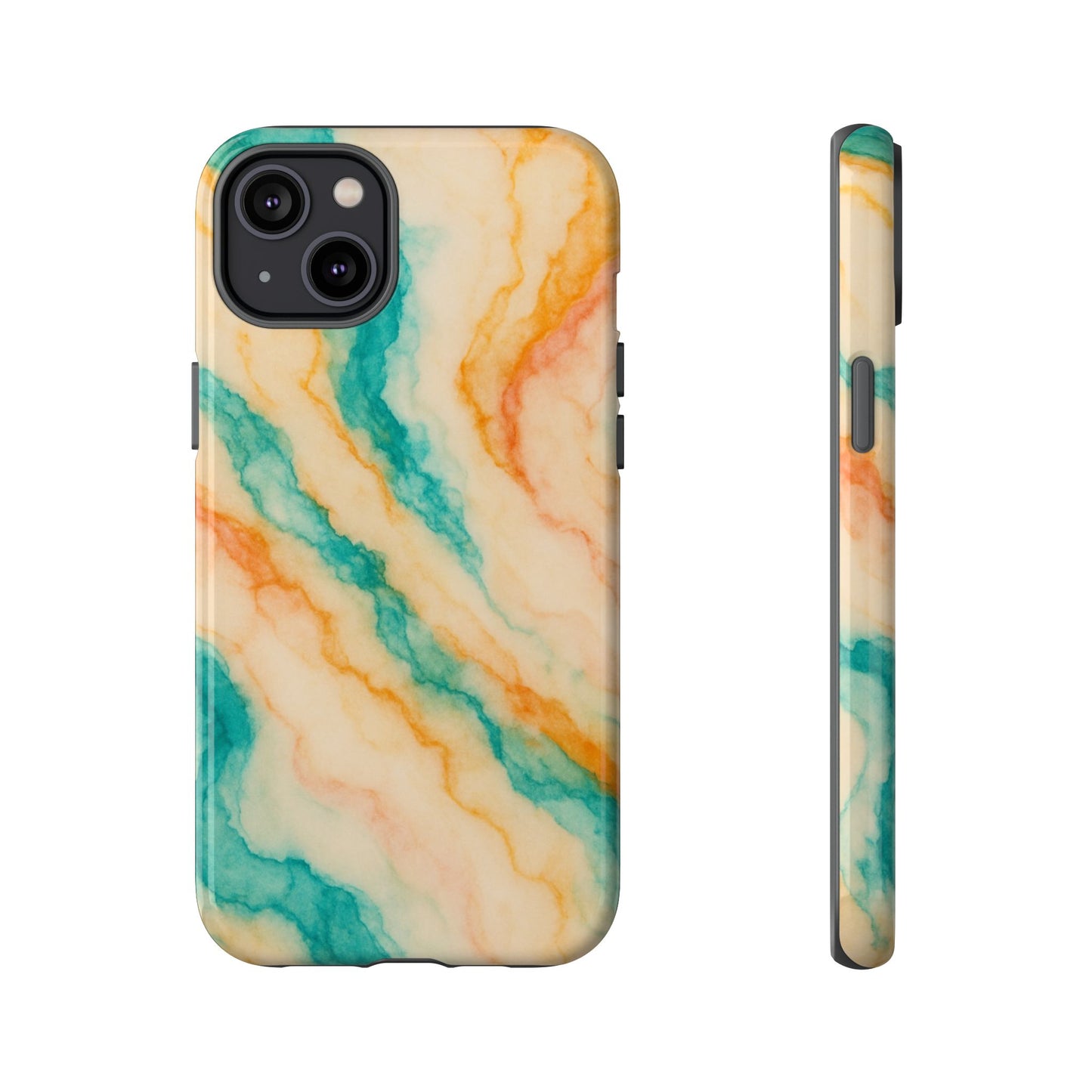 Stylish Phone Case - Tough Cases with Abstract Marble Design, Trendy Accessory, Gift for Her, Protective Case, Unique Phone Cover