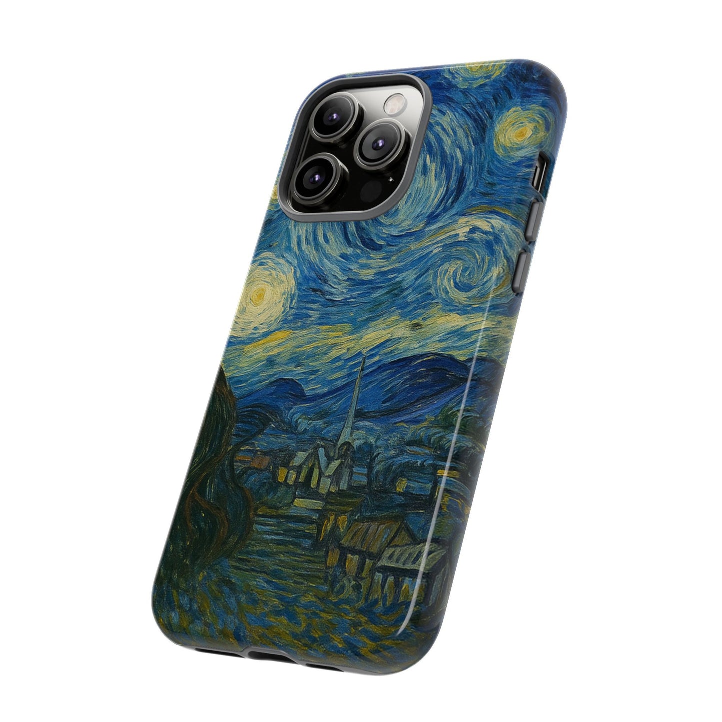 Starry Night Phone Case, Artistic Cell Phone Cover, Gift for Art Lovers, Unique Phone Accessory, Birthday Gift for Him/Her, Tough Cases