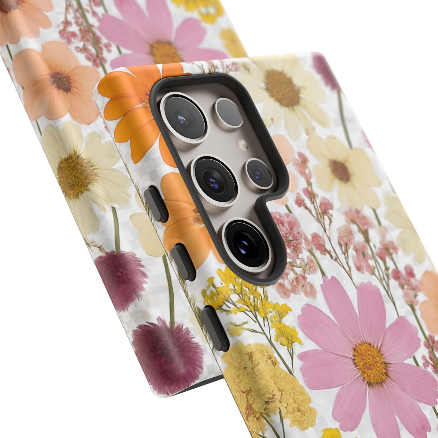 Floral Phone Case - Tough Cases, Stylish Protective Cover, Flower Design, Trendy Gift, Nature Lover Accessory, DRIED FLOWERS
