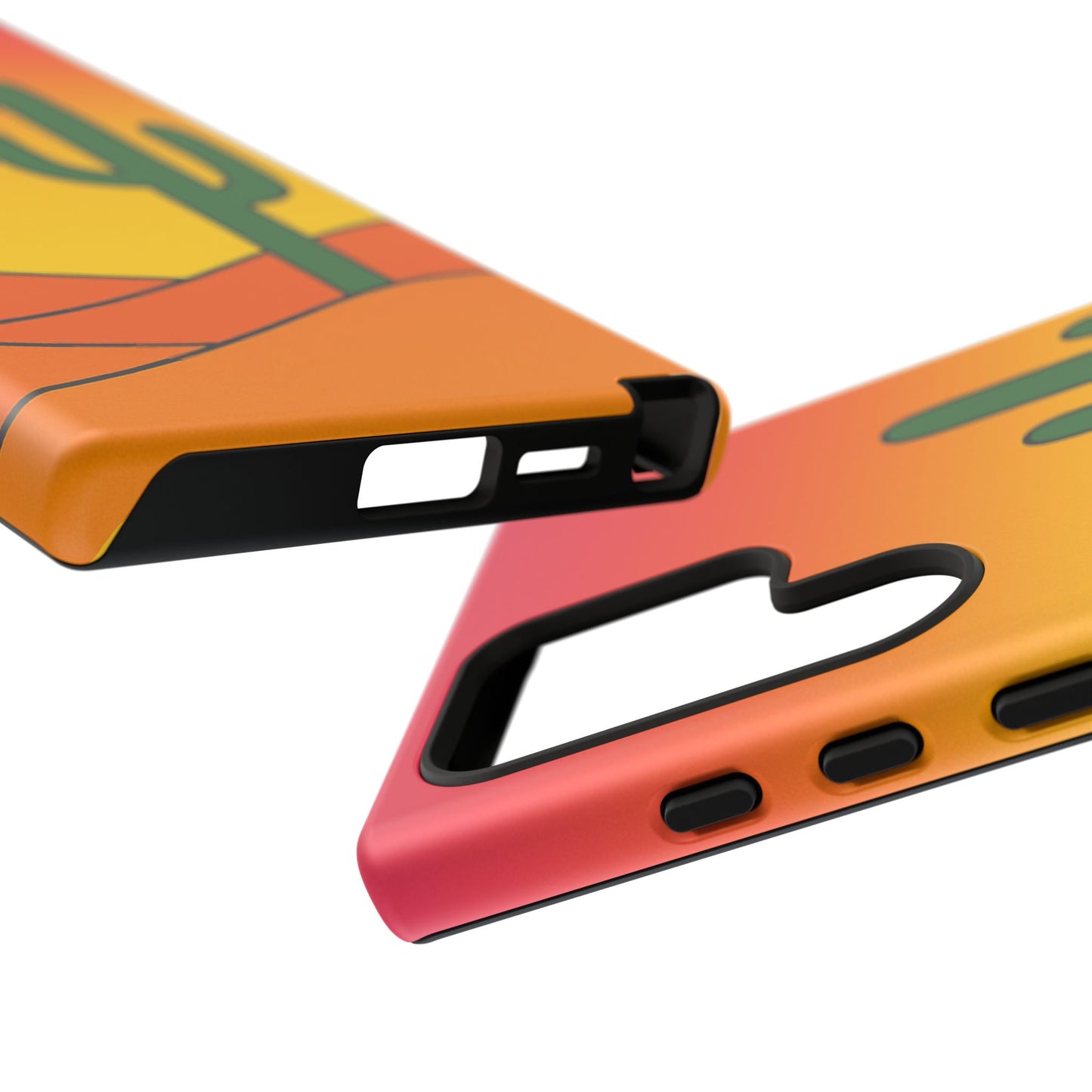 Desert Vibes Phone Case, Tough Cases, Cactus Design, Colorful Phone Cover, Summer Aesthetic, Unique Gift Idea