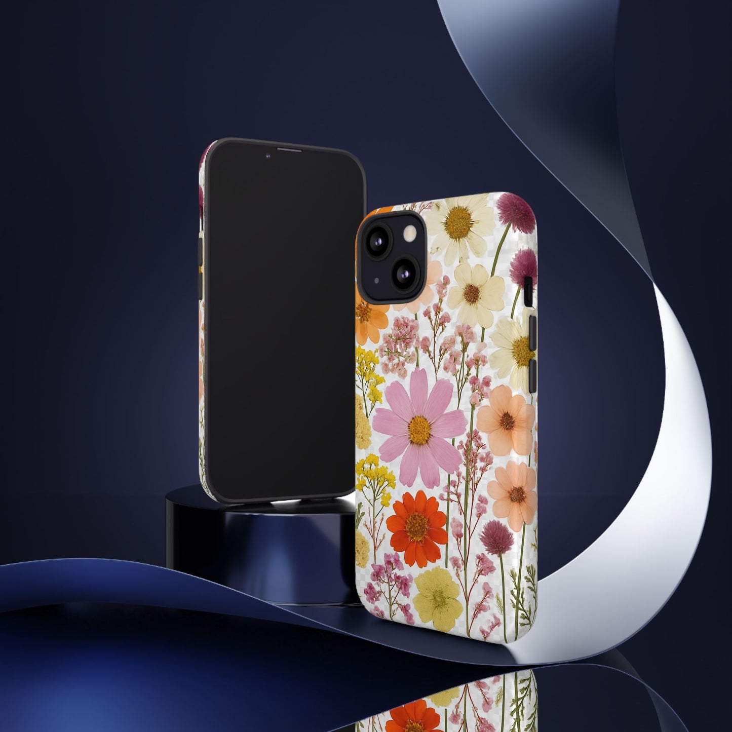 Floral Phone Case - Tough Cases, Stylish Protective Cover, Flower Design, Trendy Gift, Nature Lover Accessory, DRIED FLOWERS