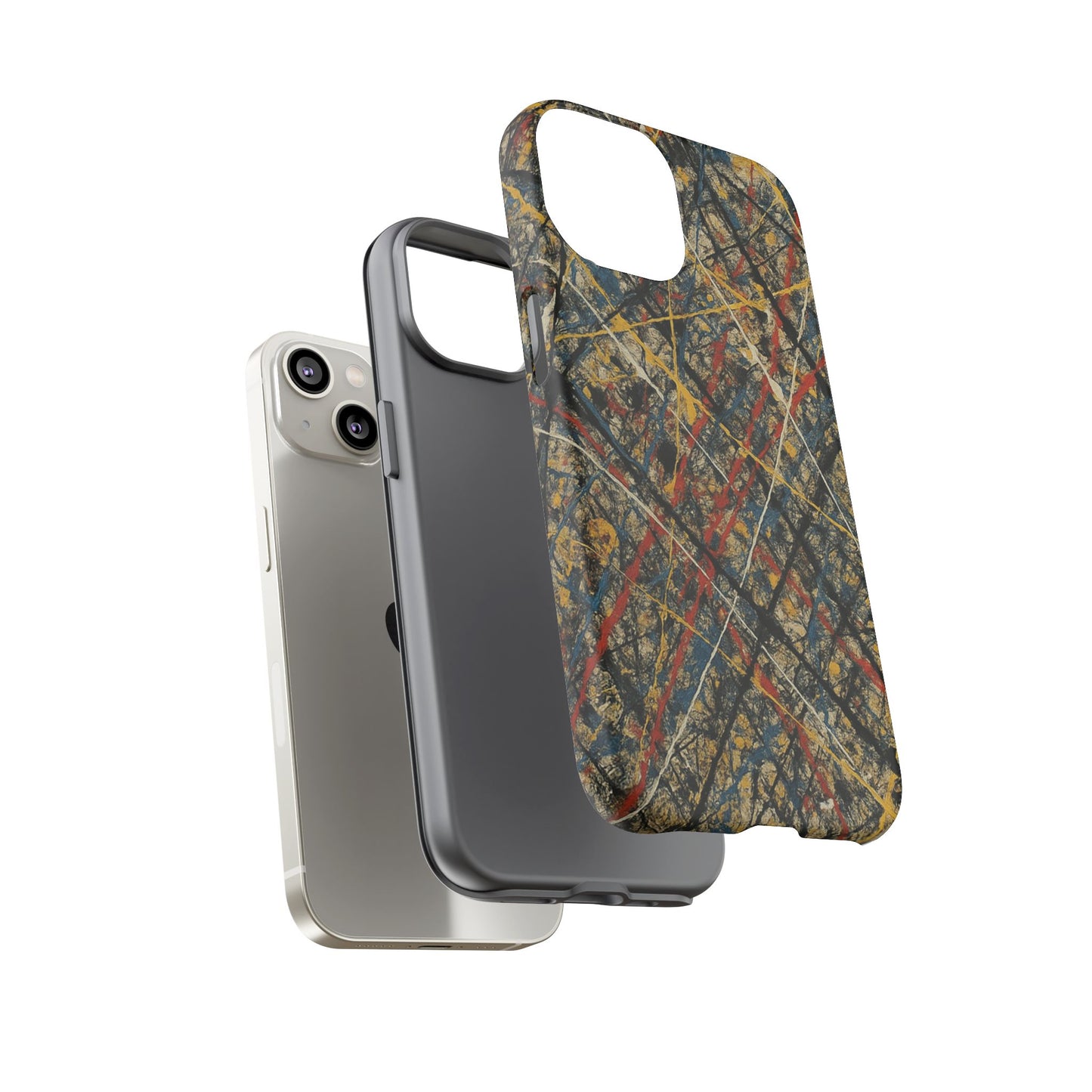 Tough Cases Phone Case - Bold Abstract Design, Stylish Mobile Cover, Unique Gift for Him/Her, Durable Accessory, Trendy Protection