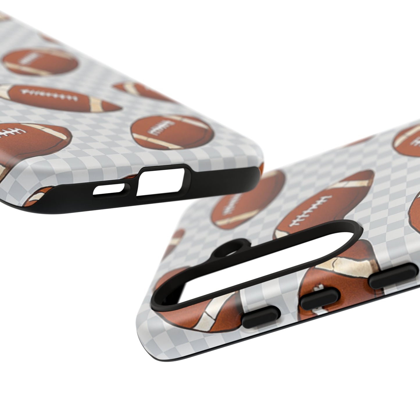 Football Phone Case, Tough Cases for Sports Fans, Unique Gift for Football Lovers, Protective Decor, Athletic Accessories