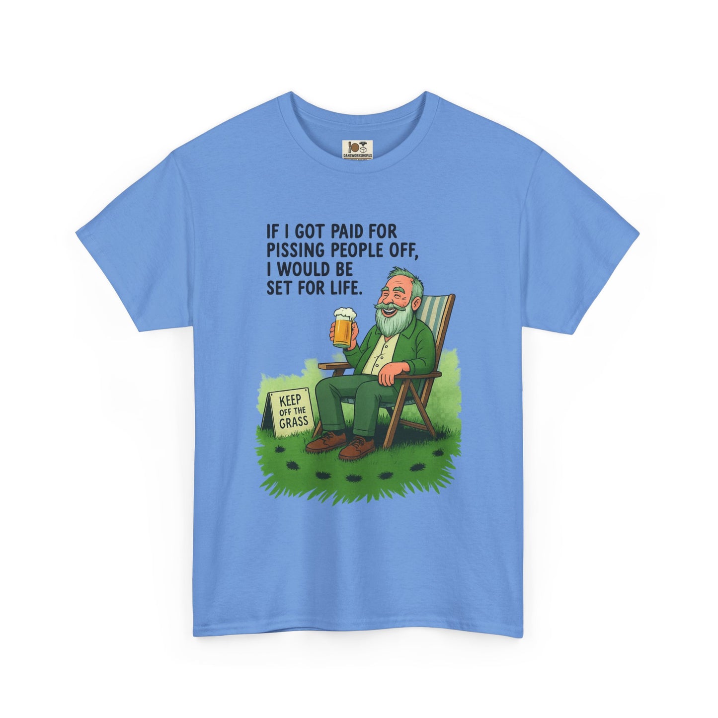 Funny Graphic Tee, Unisex Heavy Cotton T-Shirt, Gift for Men, Humorous Shirt for Friends, Casual Wear, Birthday Gift, Everyday Humor