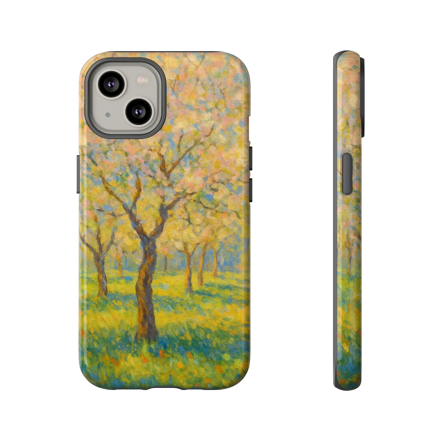 Artistic Phone Case, Tough Phone Case, Flower Tree Case, Spring Decor, Unique Phone Cover, Nature Lover Gift