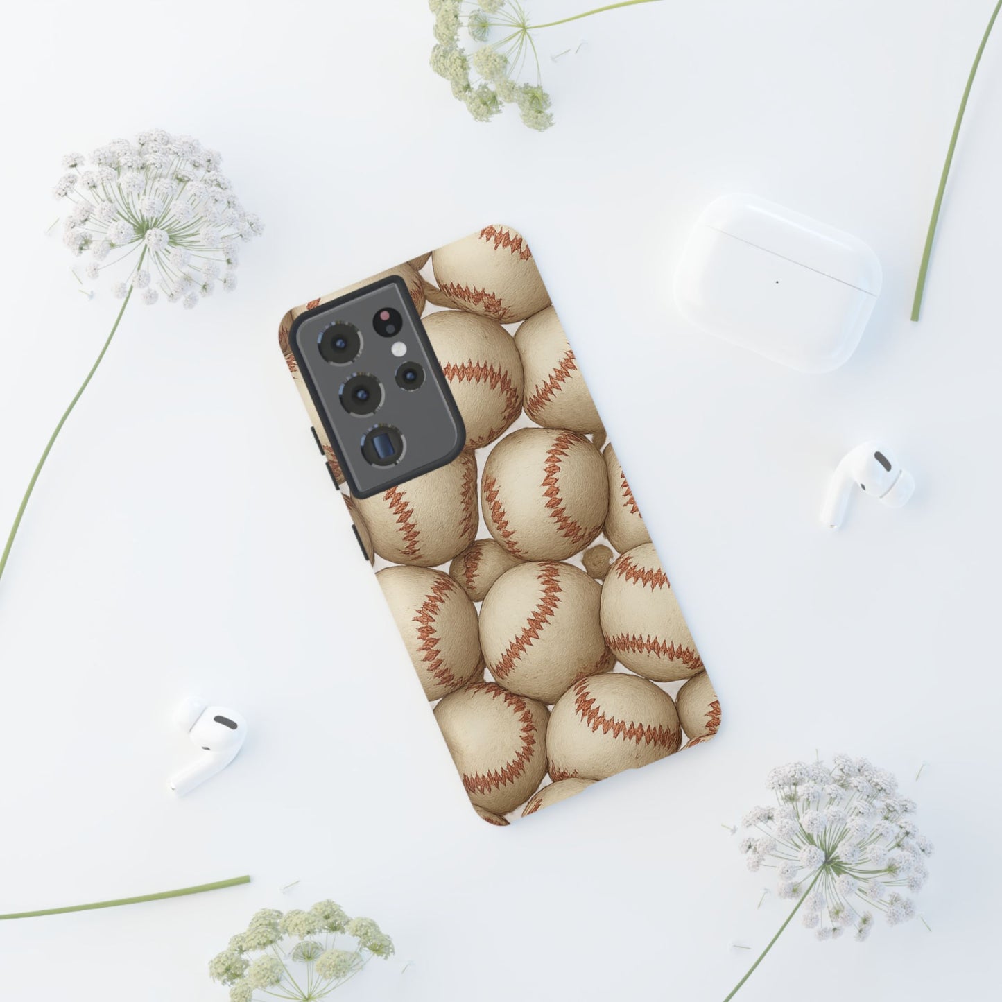Baseball Phone Case, Tough Cases for Sports Fans, Custom iPhone Cover, Unique Gift for Baseball Lovers, Durable Protection