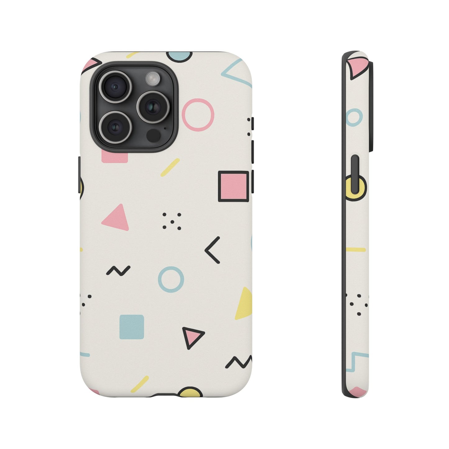 Geometric Phone Case - Stylish Tough Cases for Trendsetters, Unique Phone Covers, Modern Accessories, Gift Ideas for Her