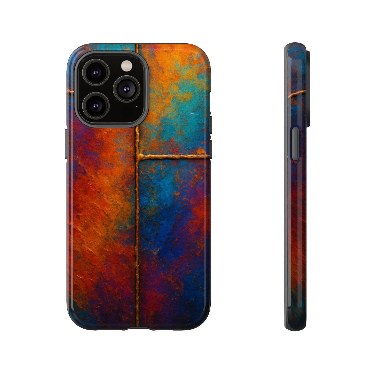 Colorful Artistic Phone Case, Tough Cases, Vibrant Phone Cover, Protective Case, Unique Gift for Art Lovers, Birthday Gift