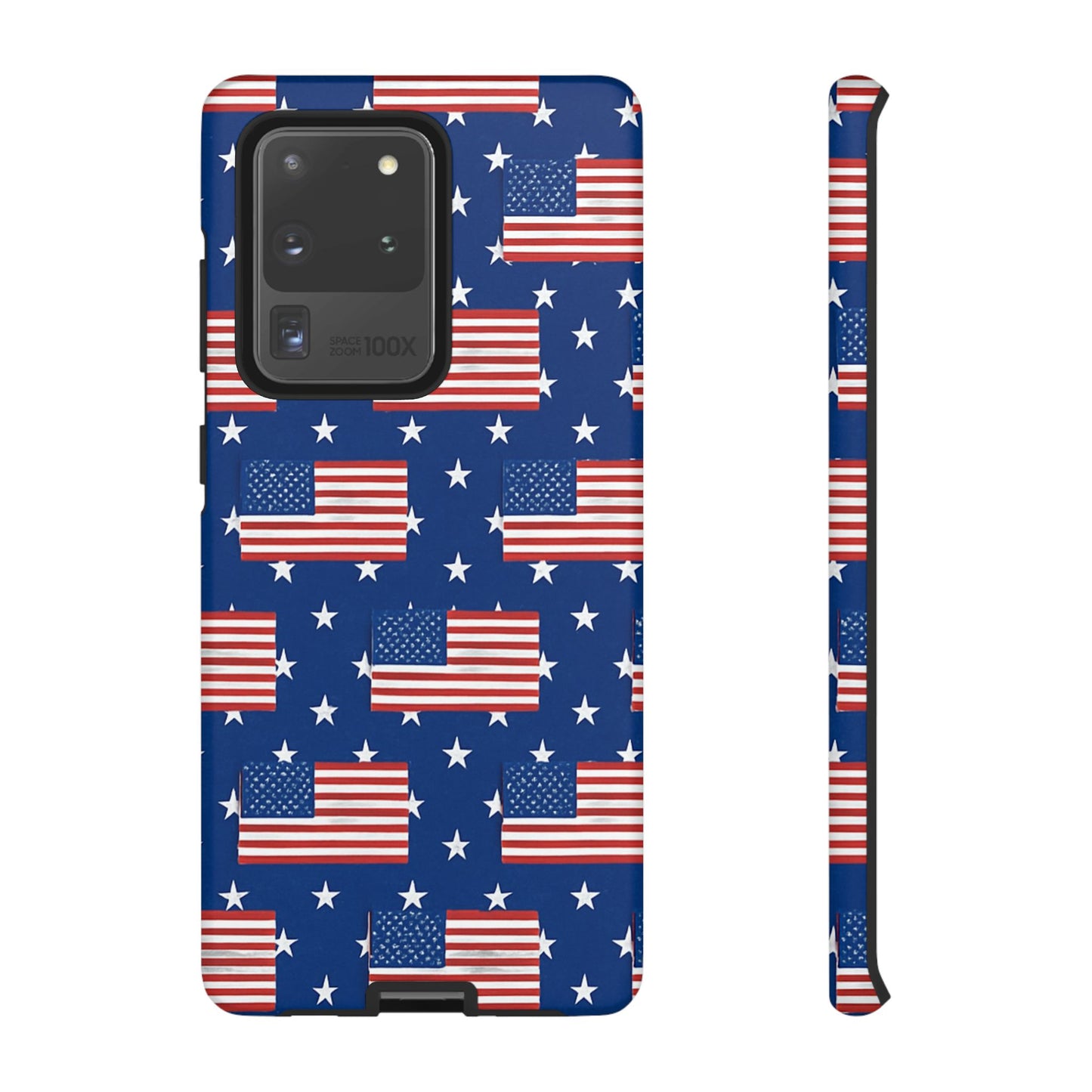 Patriotic Phone Case, Independence Day Accessories, American Flag Design, Star-Spangled Cover, Summer BBQ Gift