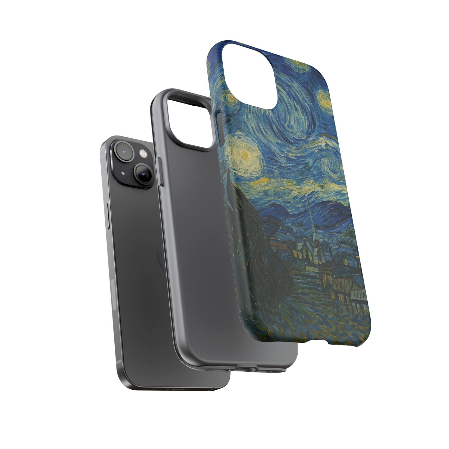 Starry Night Phone Case, Artistic Cell Phone Cover, Gift for Art Lovers, Unique Phone Accessory, Birthday Gift for Him/Her, Tough Cases