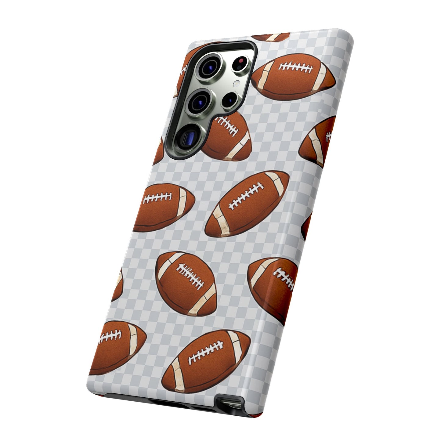 Football Phone Case, Tough Cases for Sports Fans, Unique Gift for Football Lovers, Protective Decor, Athletic Accessories