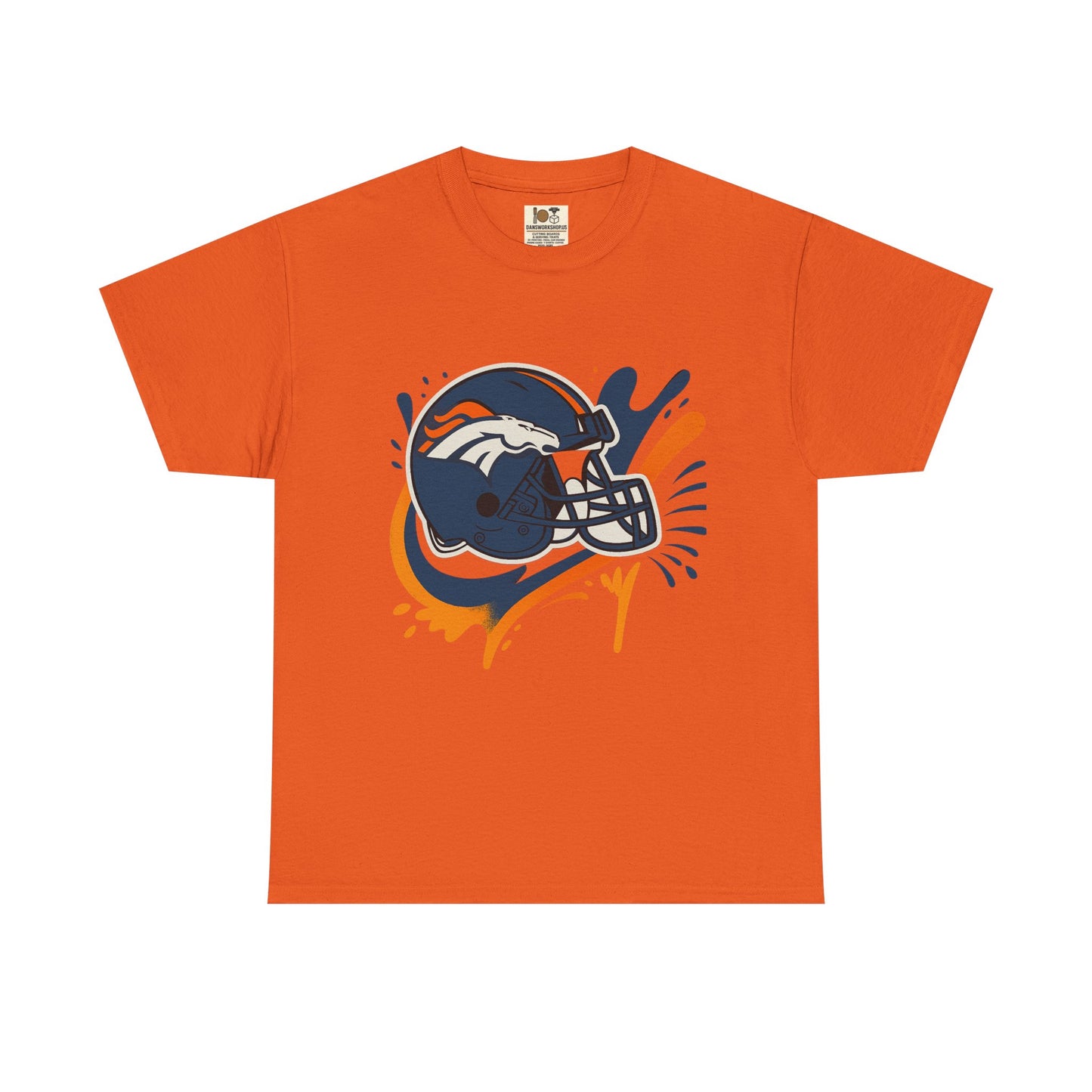 Denver Broncos Heavy Cotton Tee, Sports Team Shirt, Game Day Apparel, Unisex T-Shirt, Football Fan Gift, Denver Merchandise
