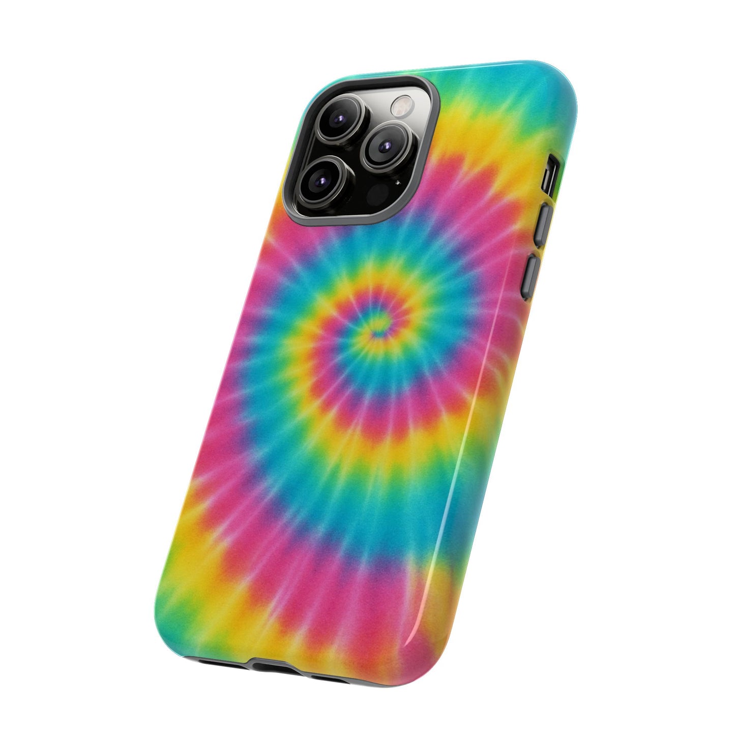Colorful Tie-Dye Phone Case, Vibrant Phone Cover, Boho Style Accessory, Gift for Teens, Trendy Phone Accessories