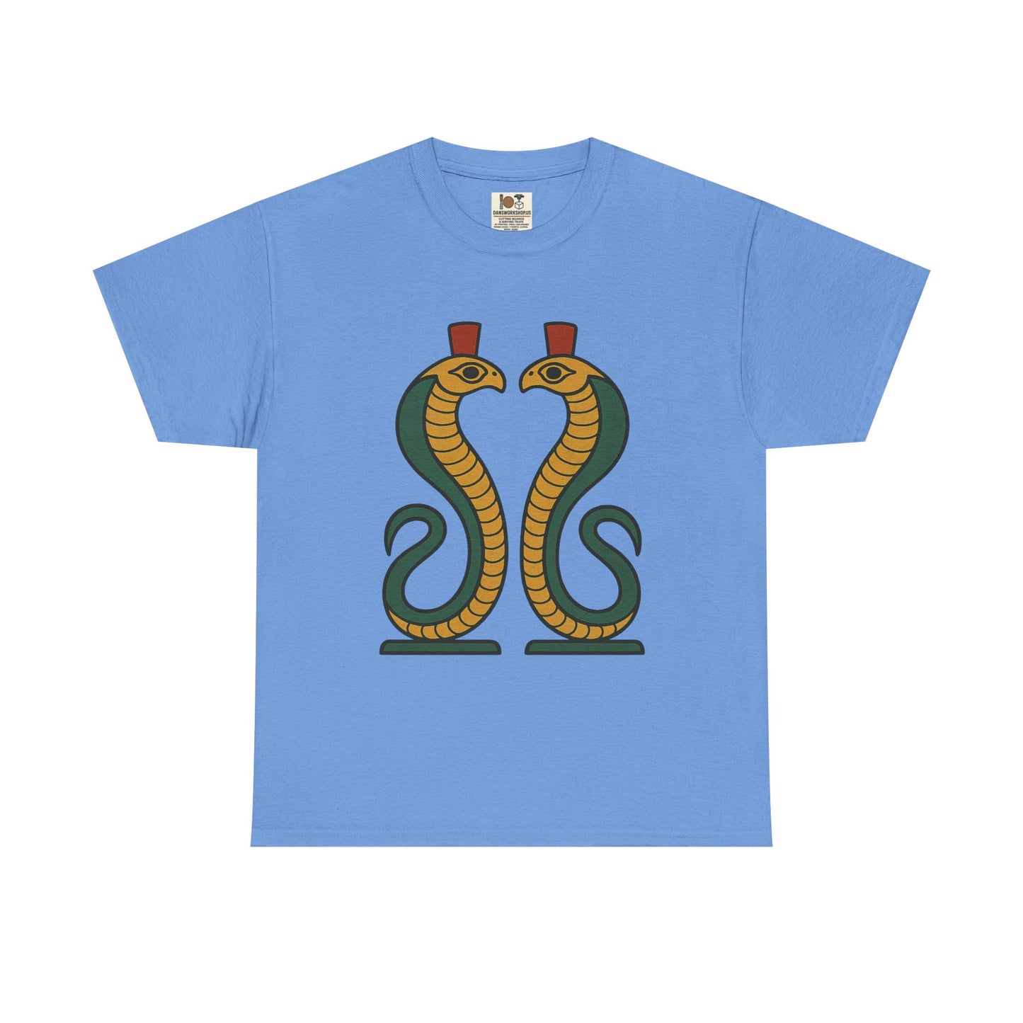 Cobra Graphic Tee - Unisex Heavy Cotton T-Shirt, Vintage Snake T-Shirt, Cool Graphic Tee, Animal Lover Gift, Summer Casual Wear, Egyptian