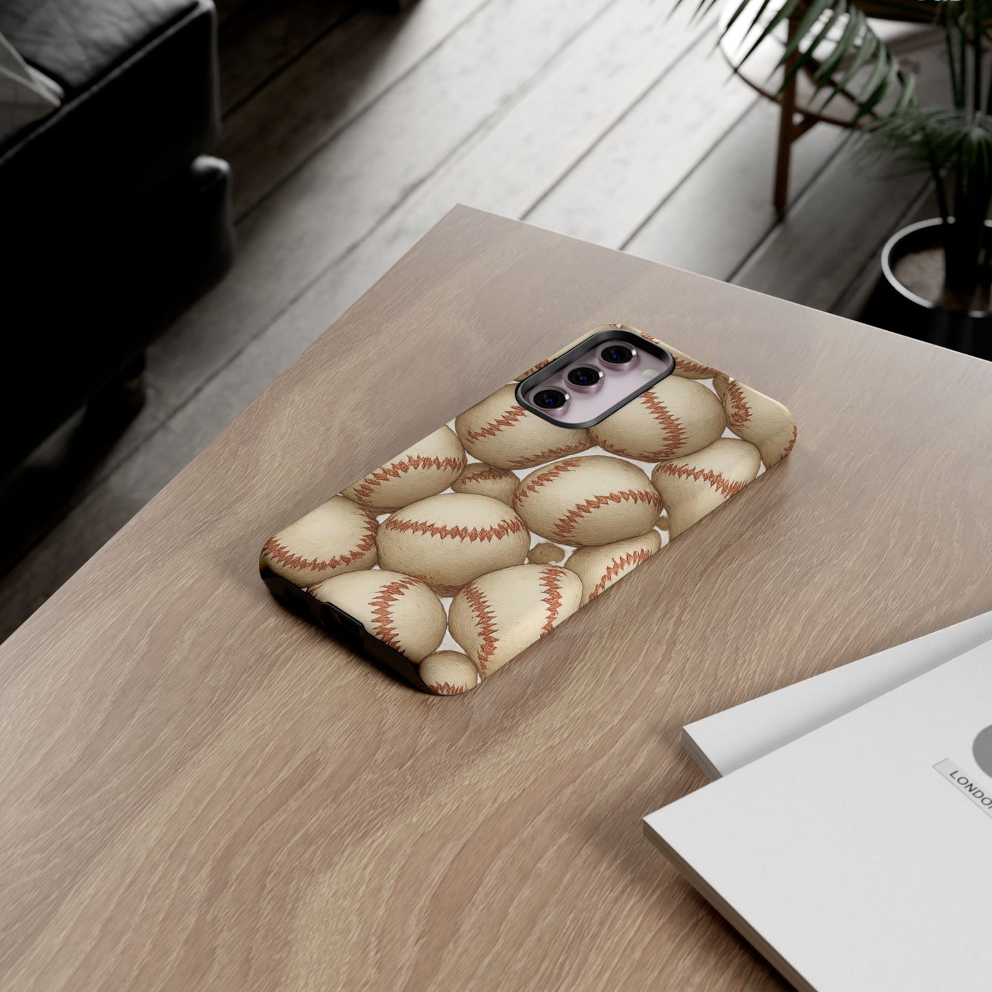Baseball Phone Case, Tough Cases for Sports Fans, Custom iPhone Cover, Unique Gift for Baseball Lovers, Durable Protection