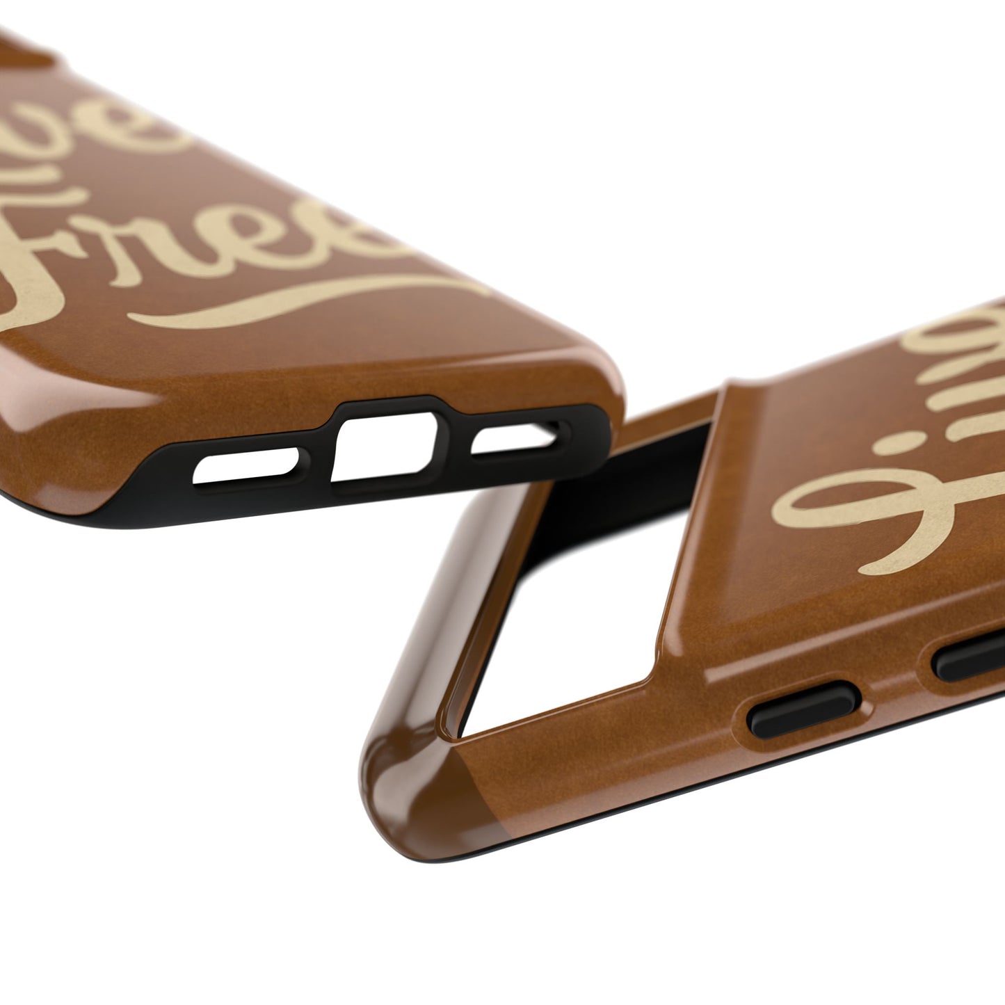Live Free Phone Case, Tough Cases, Inspirational Phone Accessories, Gift for Adventurers, Customizable Design, Unique Tech Gifts