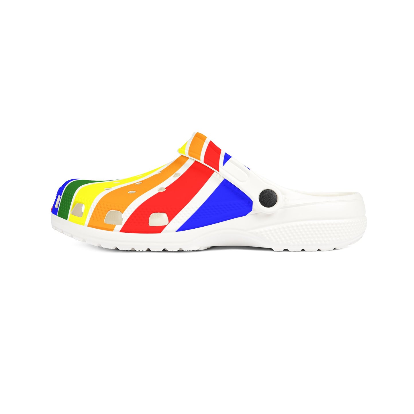 Colorful EVA Foam Shoes - Rainbow Slippers for Summer, Casual Footwear, Festival Shoes, Vibrant Indoor/Outdoor Clogs