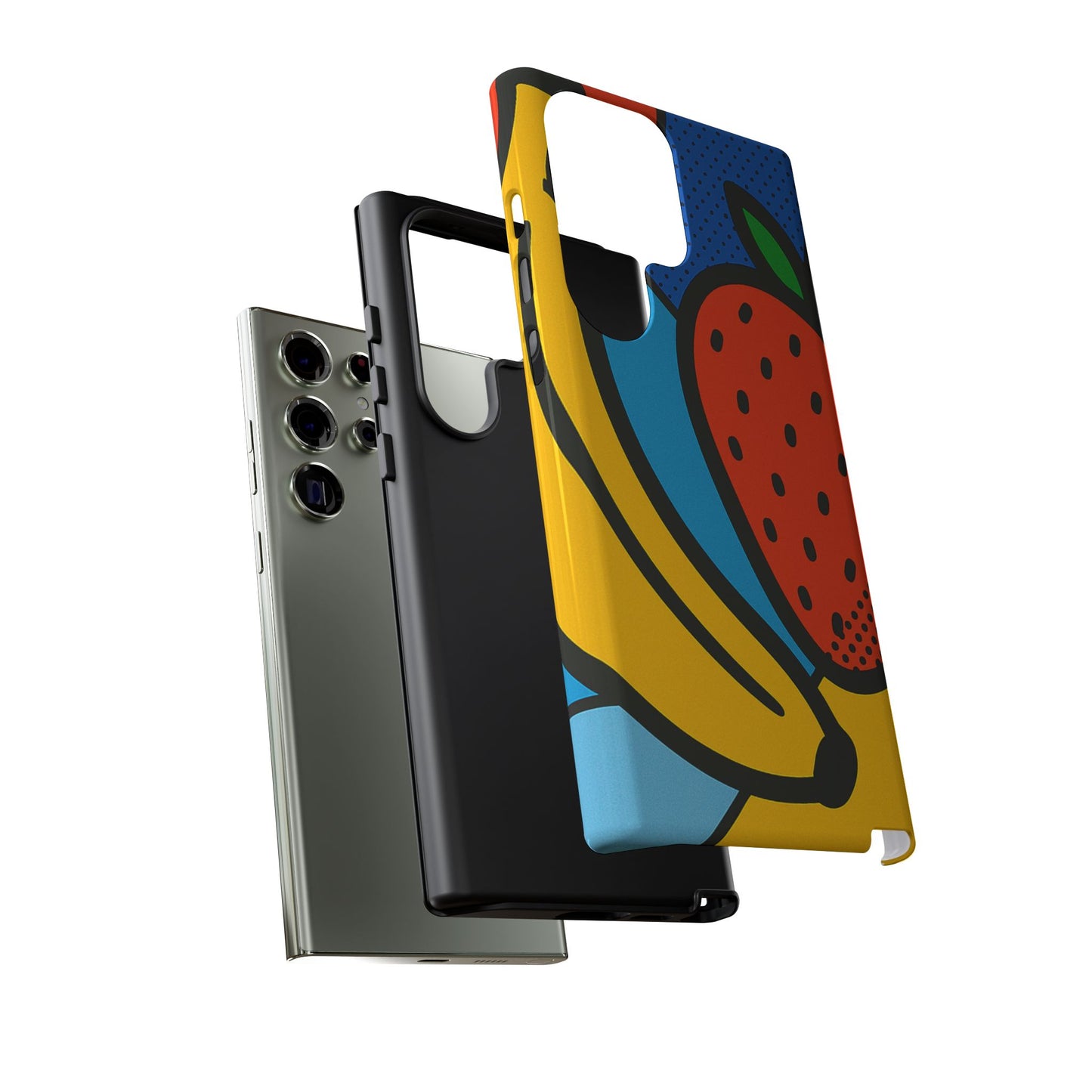 Colorful Fruit Phone Case - Tough Cases - Fun, Vibrant, Unique, Gifts for Friends, Summer Accessories, Trendy Phone Protector