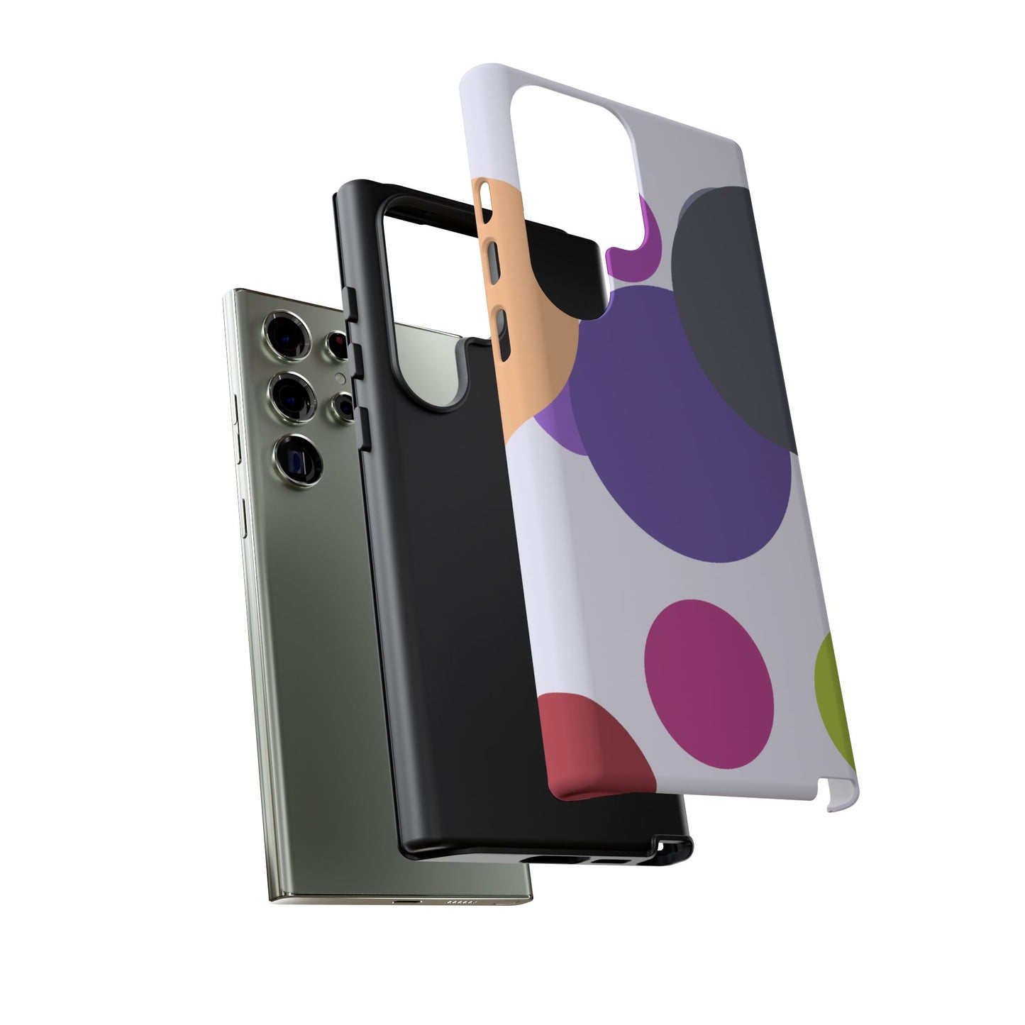 Colorful Geometric Phone Case, Bold Protective Cover for iPhone, Unique Gift for Trendy Teens, Fun Customizable Cases, Modern Design