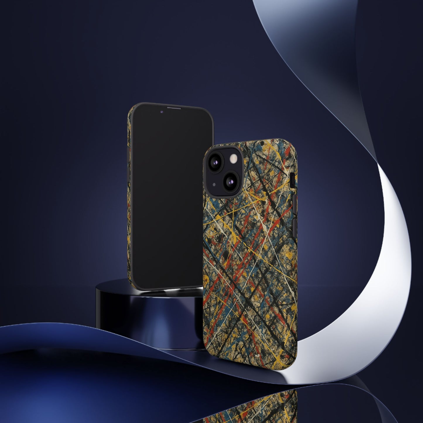 Tough Cases Phone Case - Bold Abstract Design, Stylish Mobile Cover, Unique Gift for Him/Her, Durable Accessory, Trendy Protection