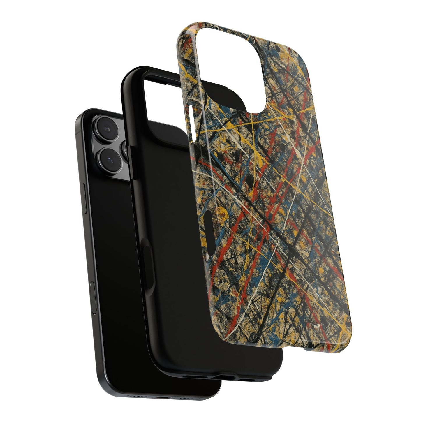 Tough Cases Phone Case - Bold Abstract Design, Stylish Mobile Cover, Unique Gift for Him/Her, Durable Accessory, Trendy Protection