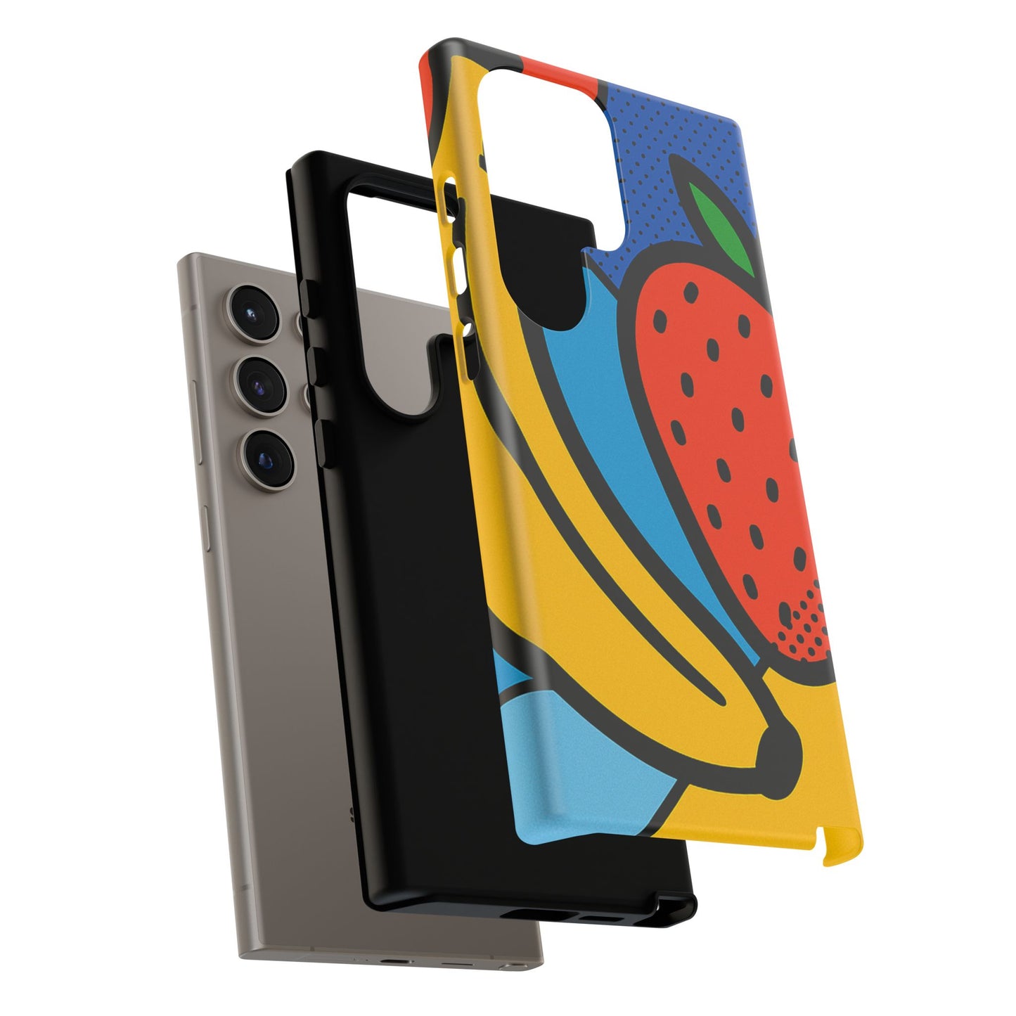 Colorful Fruit Phone Case - Tough Cases - Fun, Vibrant, Unique, Gifts for Friends, Summer Accessories, Trendy Phone Protector