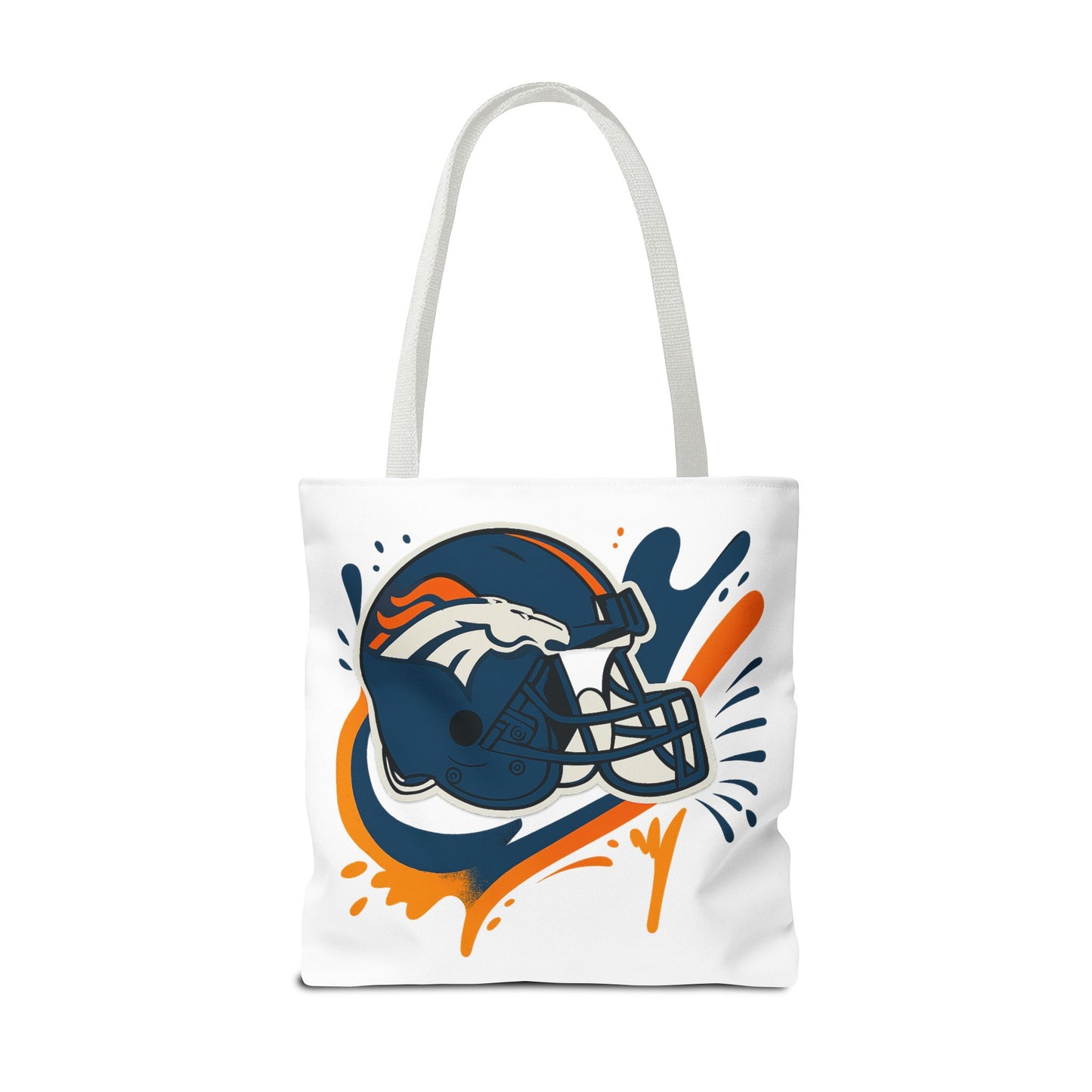 Denver Broncos Sports Tote Bag, Game Day Tote, Football Fan Gift, NFL Accessories, Team Spirit Bag, AOP Design