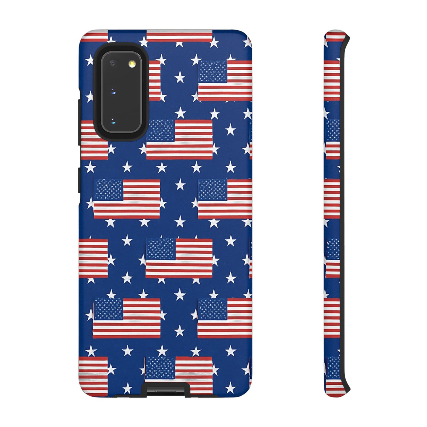 Patriotic Phone Case, Independence Day Accessories, American Flag Design, Star-Spangled Cover, Summer BBQ Gift