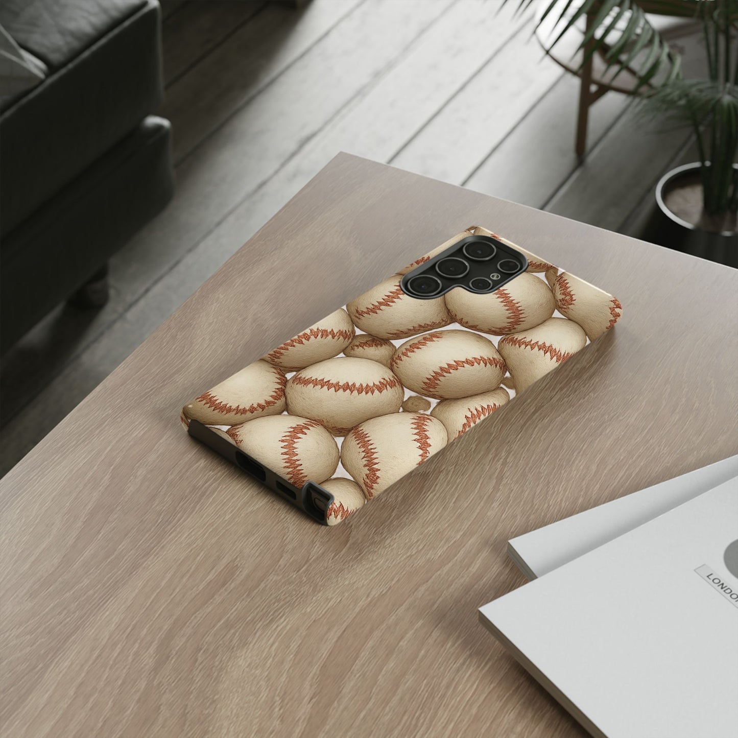 Baseball Phone Case, Tough Cases for Sports Fans, Custom iPhone Cover, Unique Gift for Baseball Lovers, Durable Protection