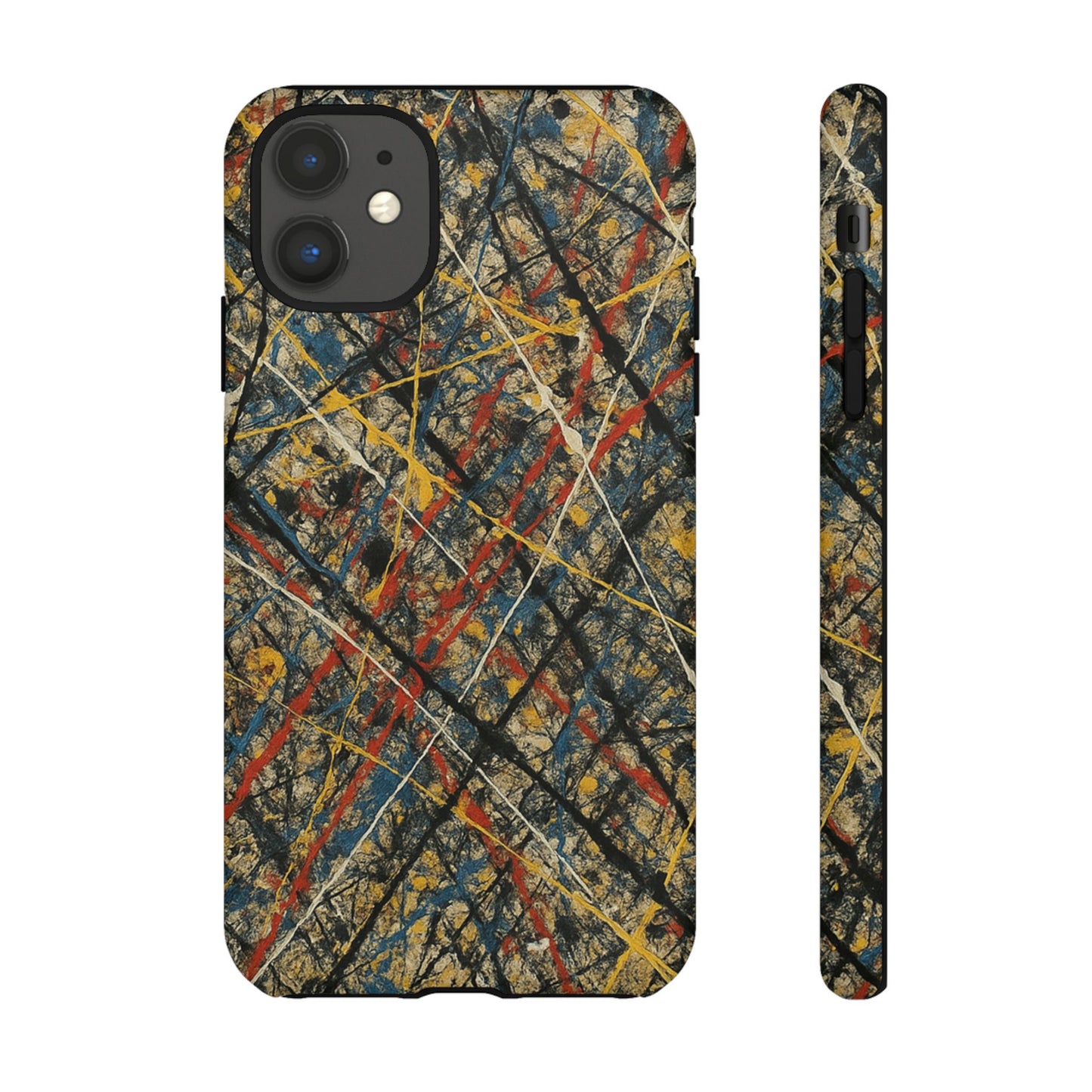 Tough Cases Phone Case - Bold Abstract Design, Stylish Mobile Cover, Unique Gift for Him/Her, Durable Accessory, Trendy Protection