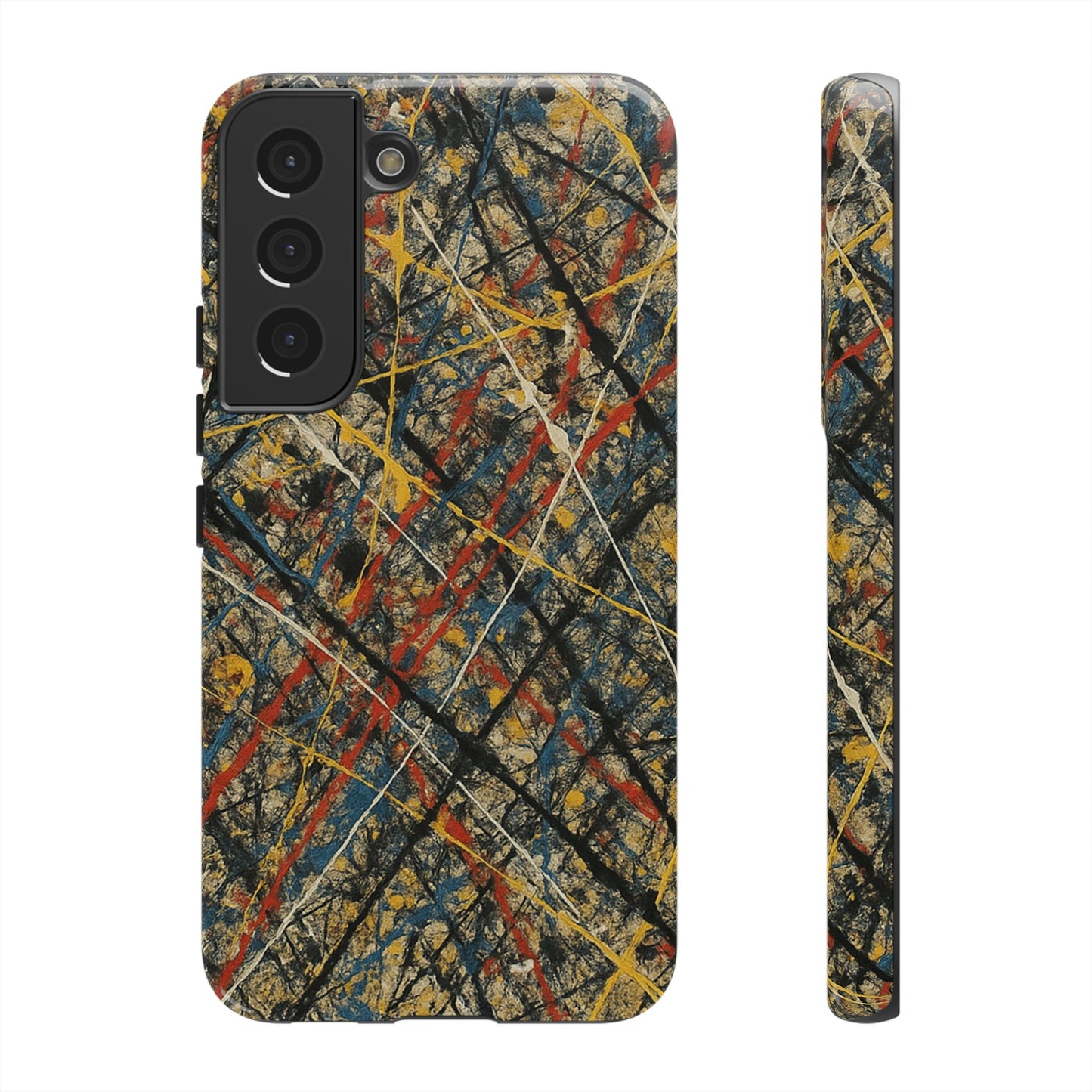 Tough Cases Phone Case - Bold Abstract Design, Stylish Mobile Cover, Unique Gift for Him/Her, Durable Accessory, Trendy Protection
