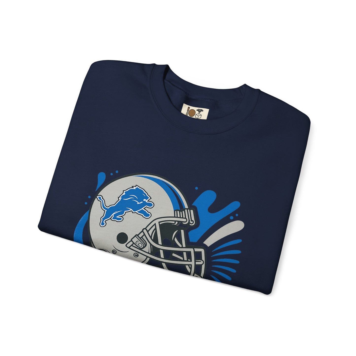 Detroit Lions Sweatshirt, Unisex Heavy Blend Crewneck, Game Day Apparel, Sports Fan Gift, NFL Team Merchandise, Casual Comfort