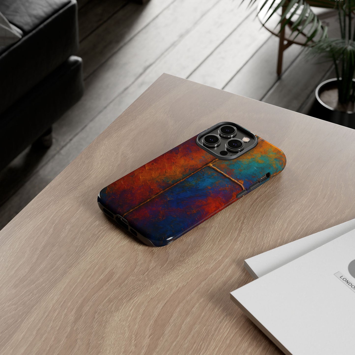 Colorful Artistic Phone Case, Tough Cases, Vibrant Phone Cover, Protective Case, Unique Gift for Art Lovers, Birthday Gift