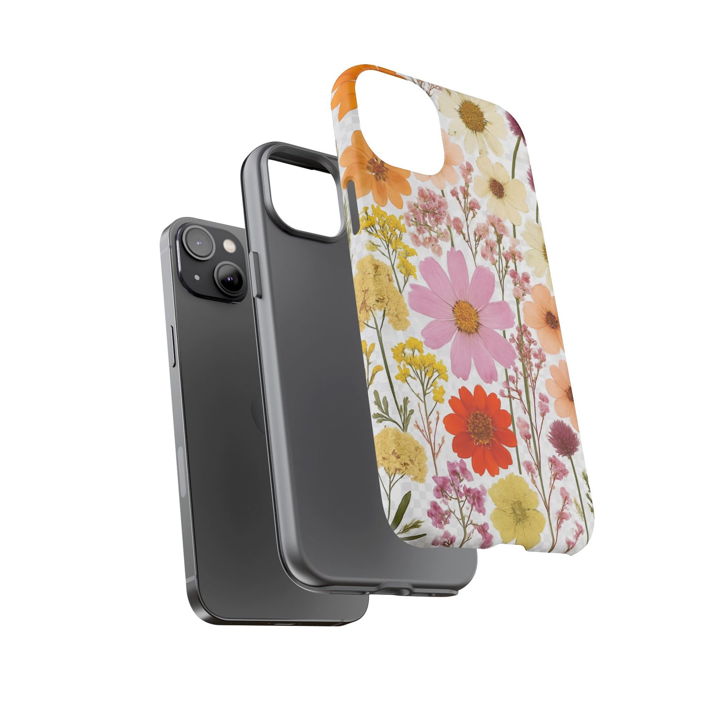 Floral Phone Case - Tough Cases, Stylish Protective Cover, Flower Design, Trendy Gift, Nature Lover Accessory, DRIED FLOWERS