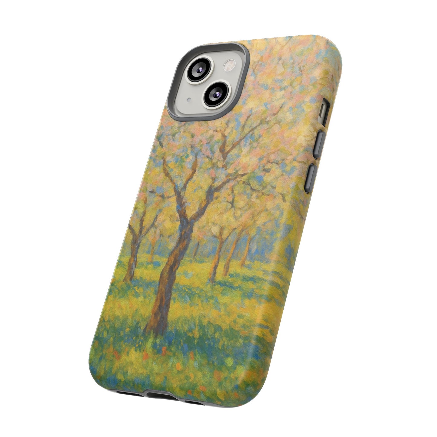 Artistic Phone Case, Tough Phone Case, Flower Tree Case, Spring Decor, Unique Phone Cover, Nature Lover Gift