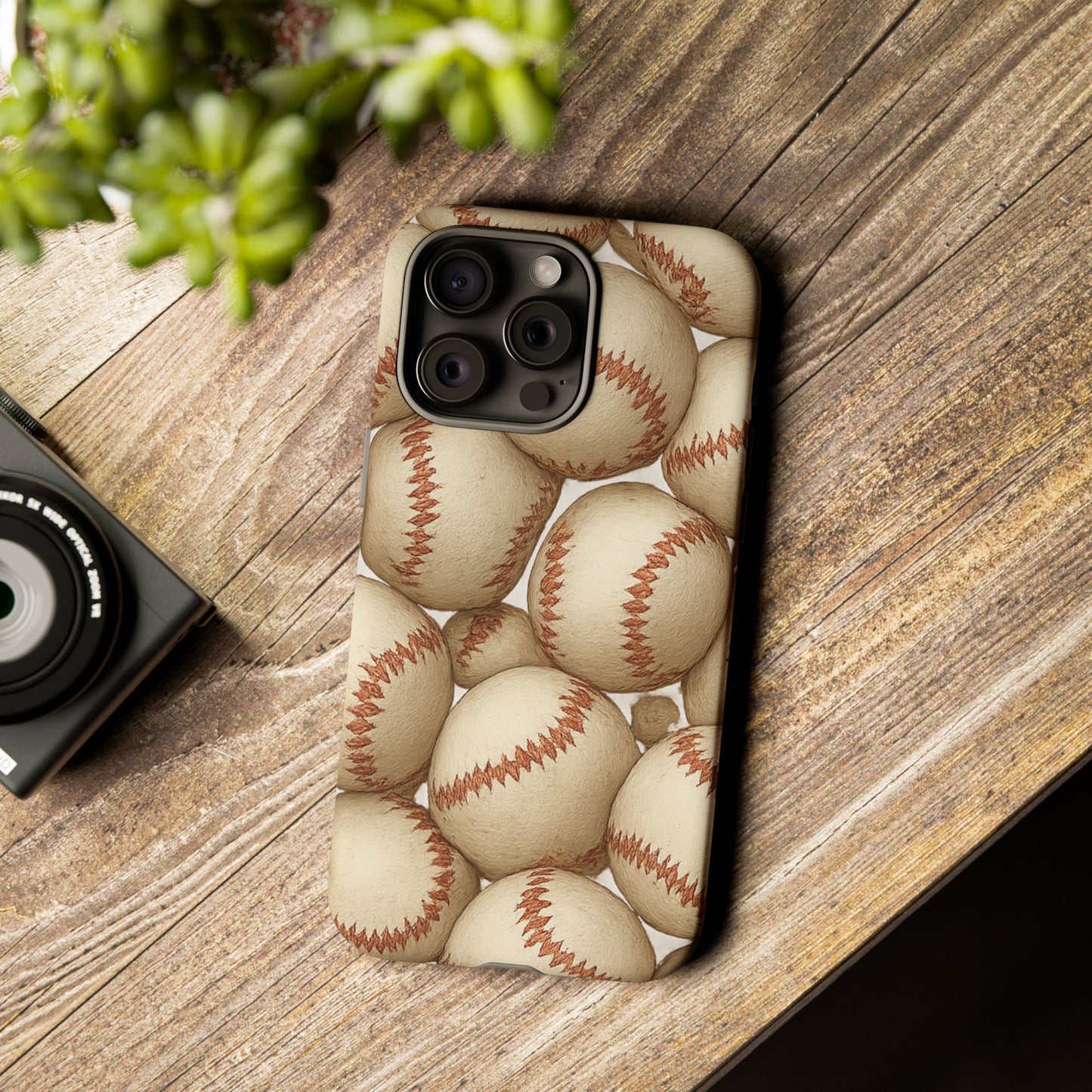 Baseball Phone Case, Tough Cases for Sports Fans, Custom iPhone Cover, Unique Gift for Baseball Lovers, Durable Protection