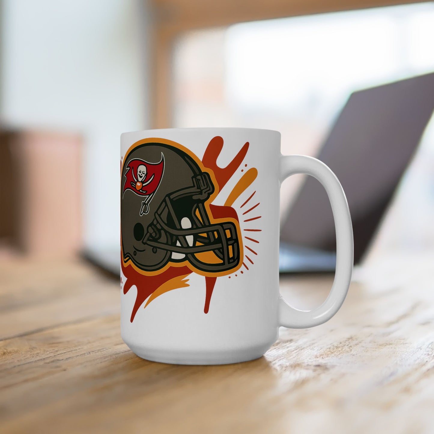 Football Team Ceramic Mug - Perfect for Game Day, Fan Gift, Office Coffee Cup, Sports Celebration, Unique Beverage Mug